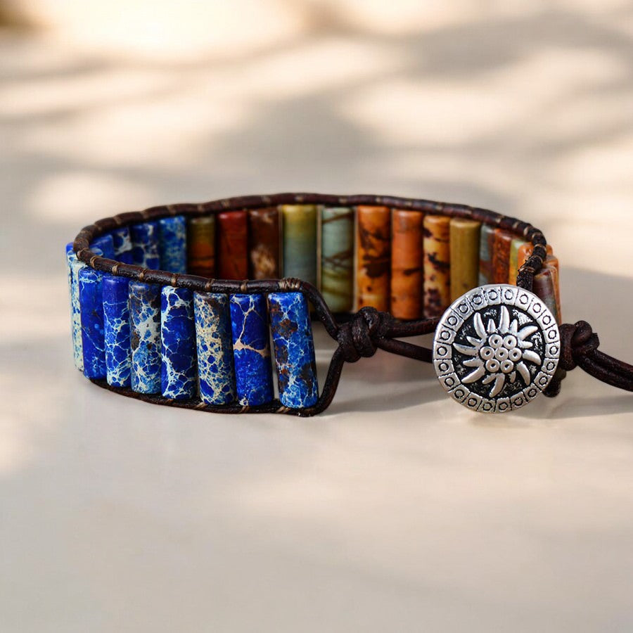 Pulseira Warrior Jasper Masculina