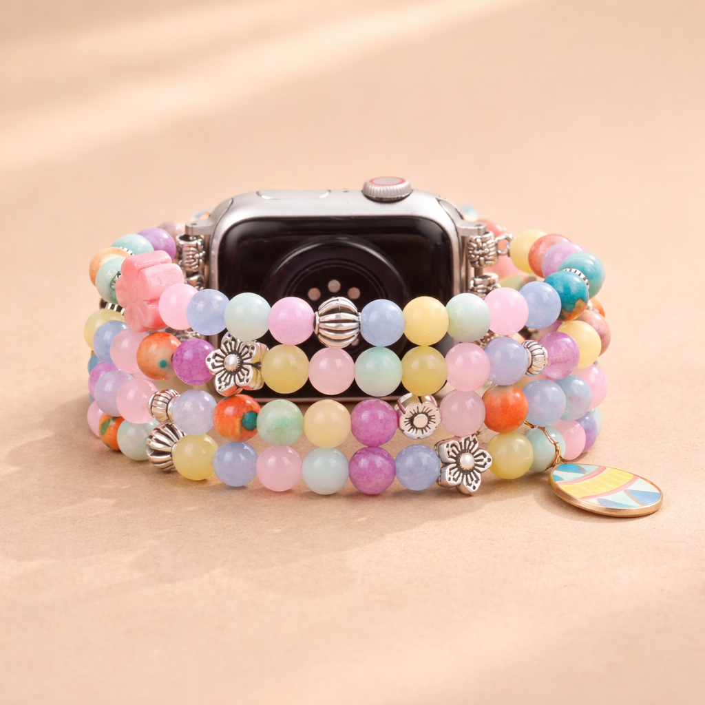 Pulseira Elasticizada Easter Bloom Harmony para Apple Watch