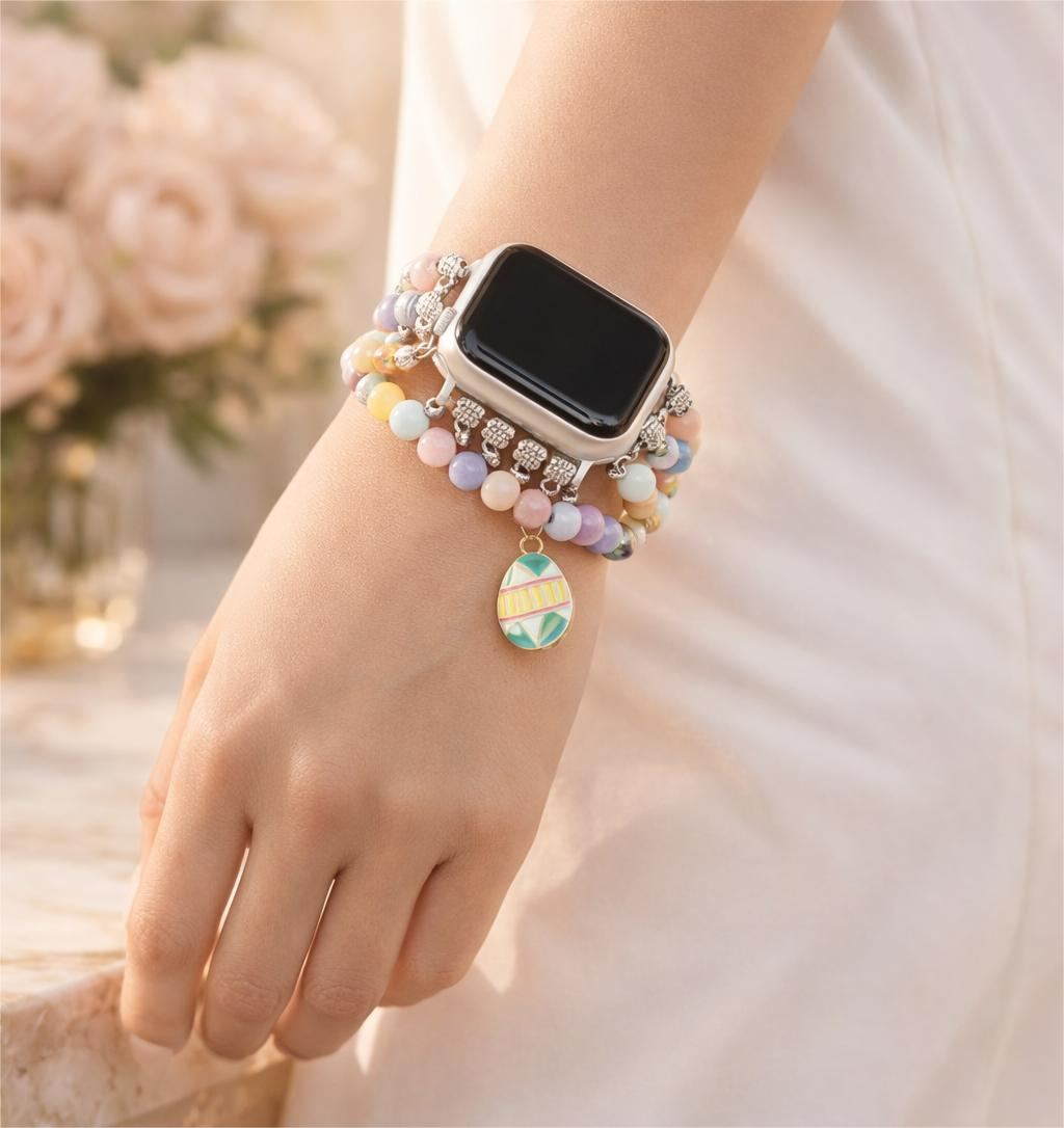 Pulseira Elasticizada Easter Bloom Harmony para Apple Watch