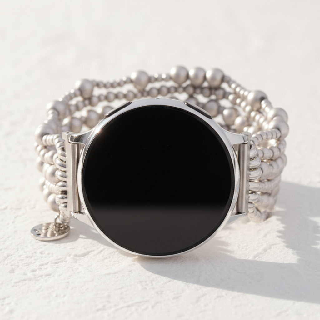 Pulseira de Relógio Esticada Platinum Demure Samsung Galaxy