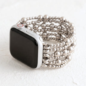 Pulseira Platinum Demure Stretch para Apple Watch