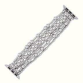 Pulseira Platinum Demure Stretch para Apple Watch