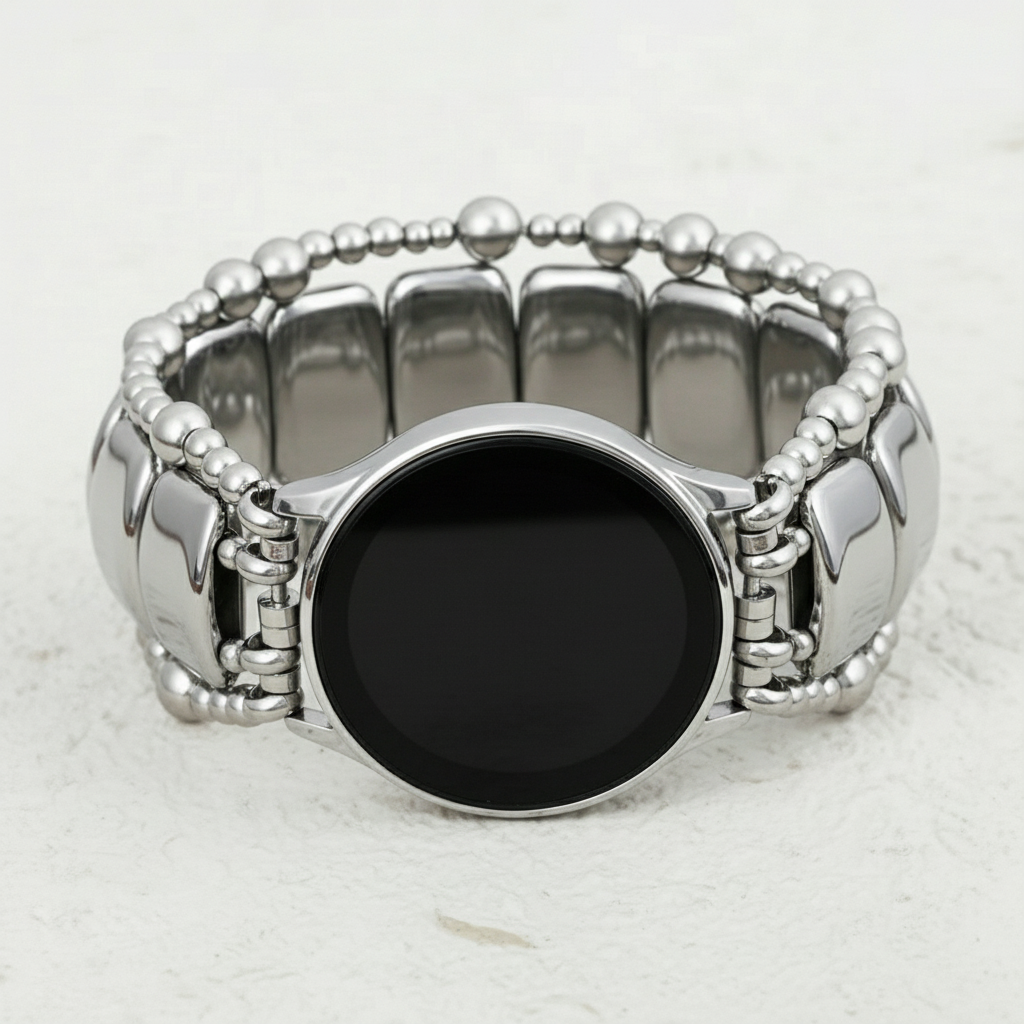 Pulseira Platinum Noir Stretch para Samsung Galaxy Watch