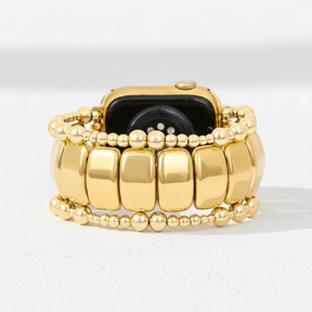 Pulseira Elástica Gold Noir para Apple Watch