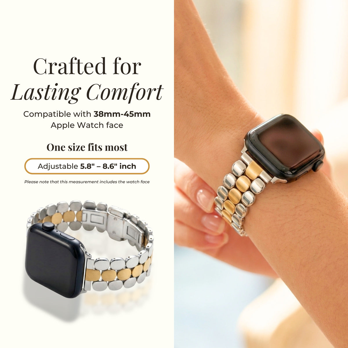Pulseira Prestige Duo Luxury para Apple Watch