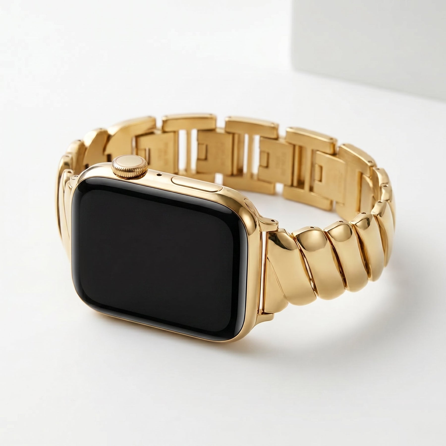 Pulseira de Luxo Golden Glamour para Apple Watch