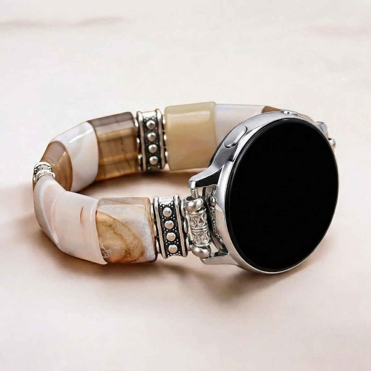 Pulseira Elástica de Ágata Sacred Sands para Samsung Galaxy Watch