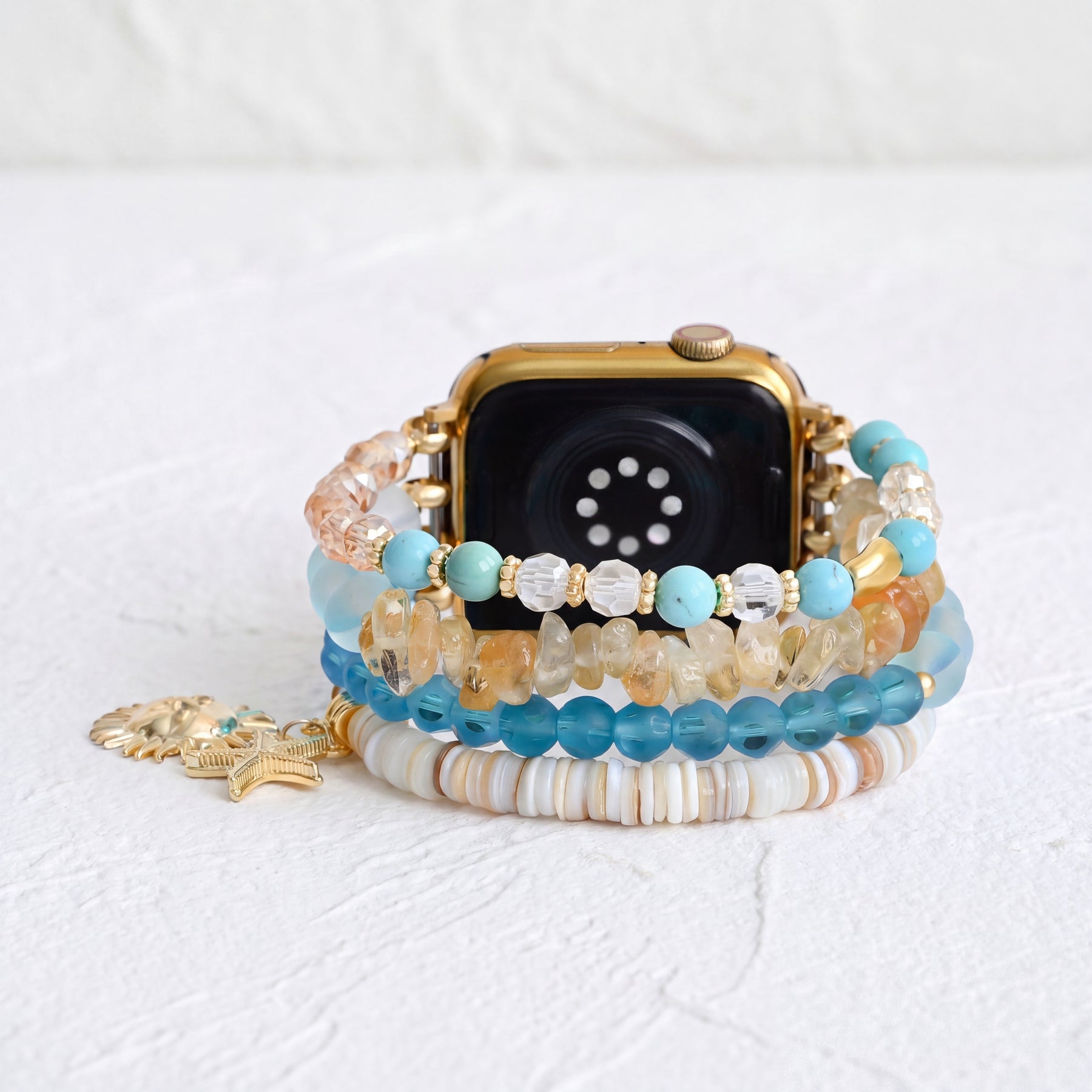 Pulseira Seaside Glow Stretch para Apple Watch