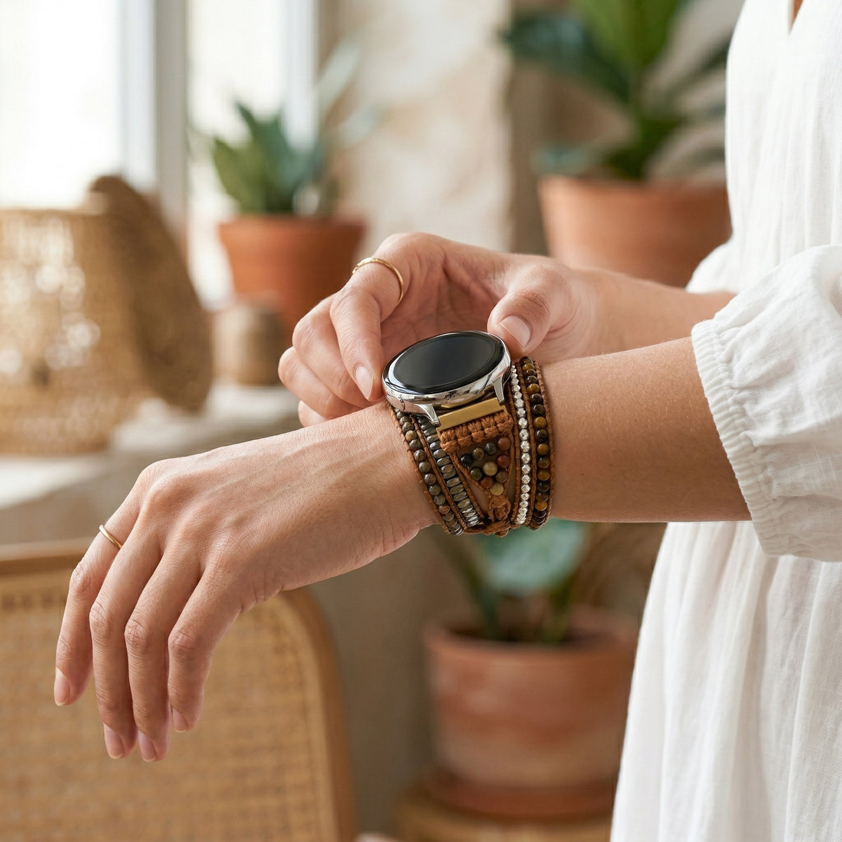 Pulseira Tiger's Eye Royal para Samsung Galaxy Watch