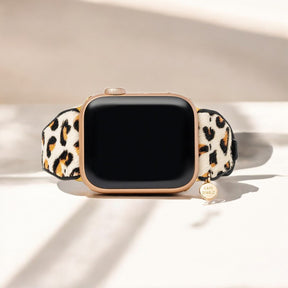 Pulseira de Relógio de Couro Apple Ivory Feline