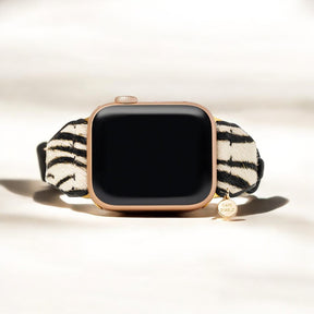 Pulseira de Couro Zebra Luxe para Apple Watch