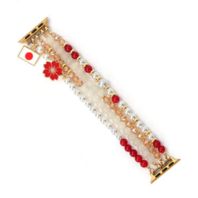 Pulseira Stretch Sakura Bloom para Apple Watch Japão