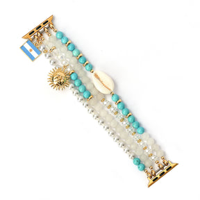 Pulseira Argentina Albiceleste Stretch para Apple Watch