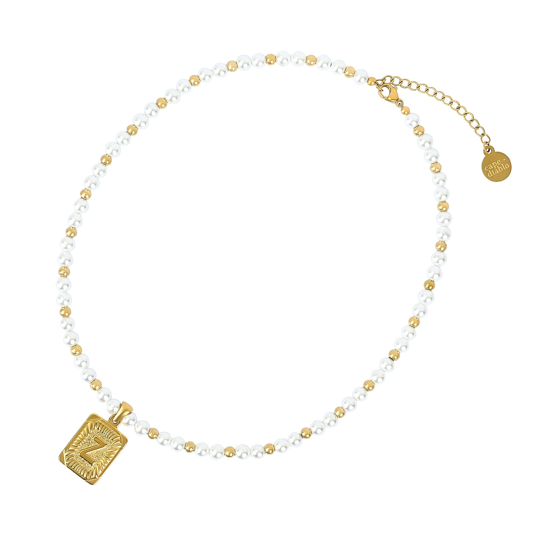 Colar de iniciais Southern Charm
