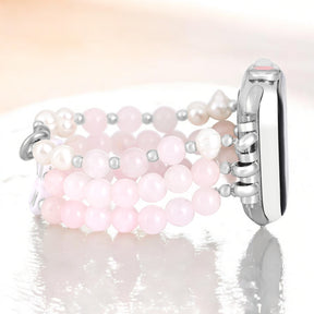 Pulseira Elástica Boss Mom Rose Quartz para Apple Watch