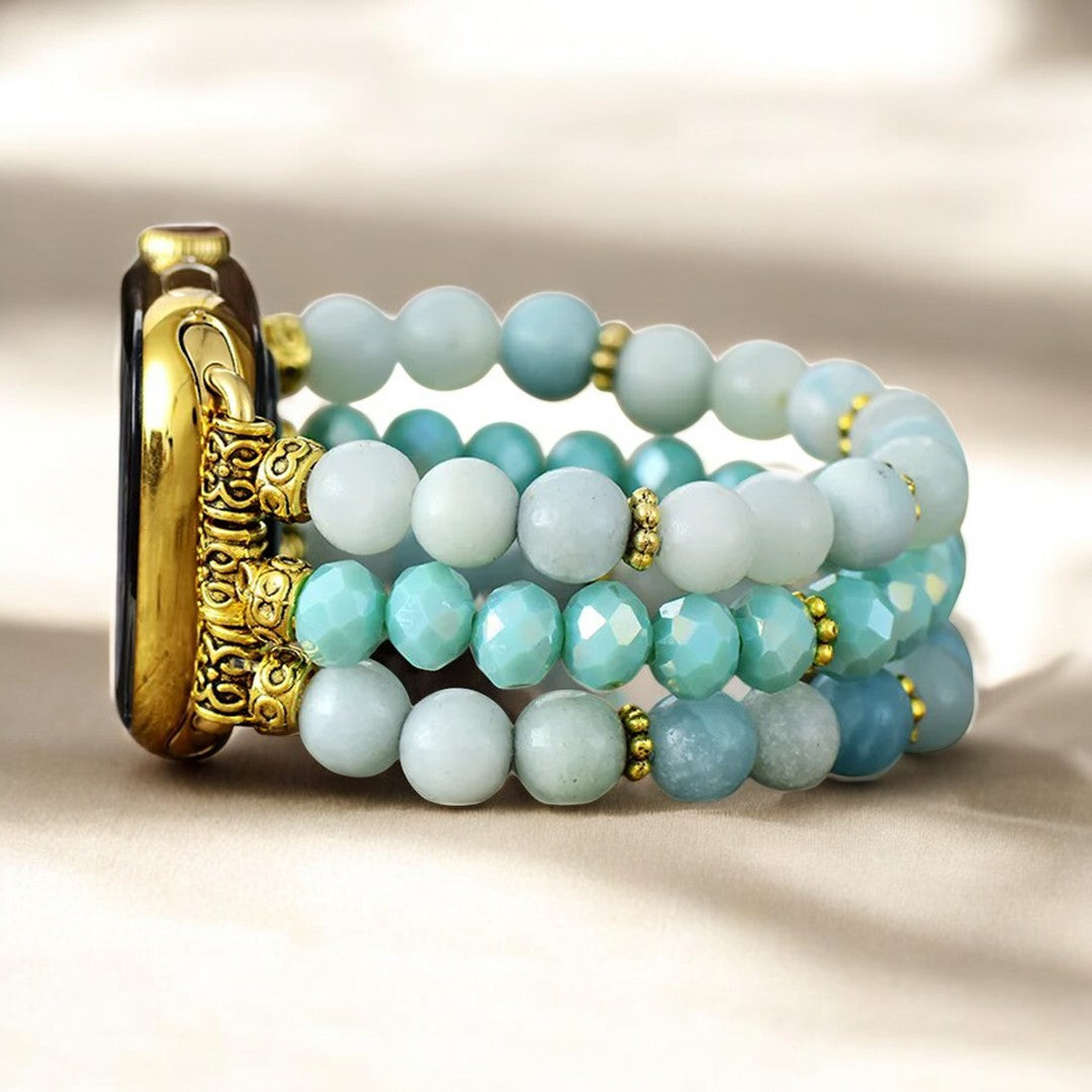 Pulseira Amazonite Bliss Stretch para Apple Watch