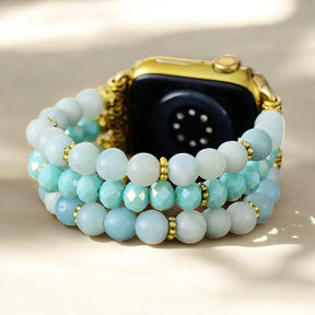 Pulseira elástica Amazonite Bliss para Apple Watch