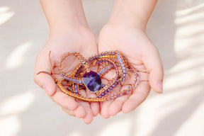 Pulseira Envolvente Imperial de Ametista