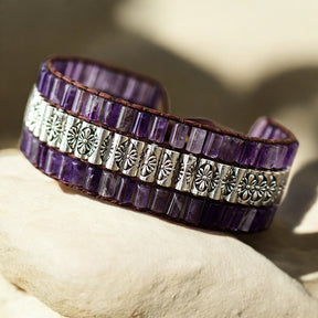 Pulseira de Ametista Antiga