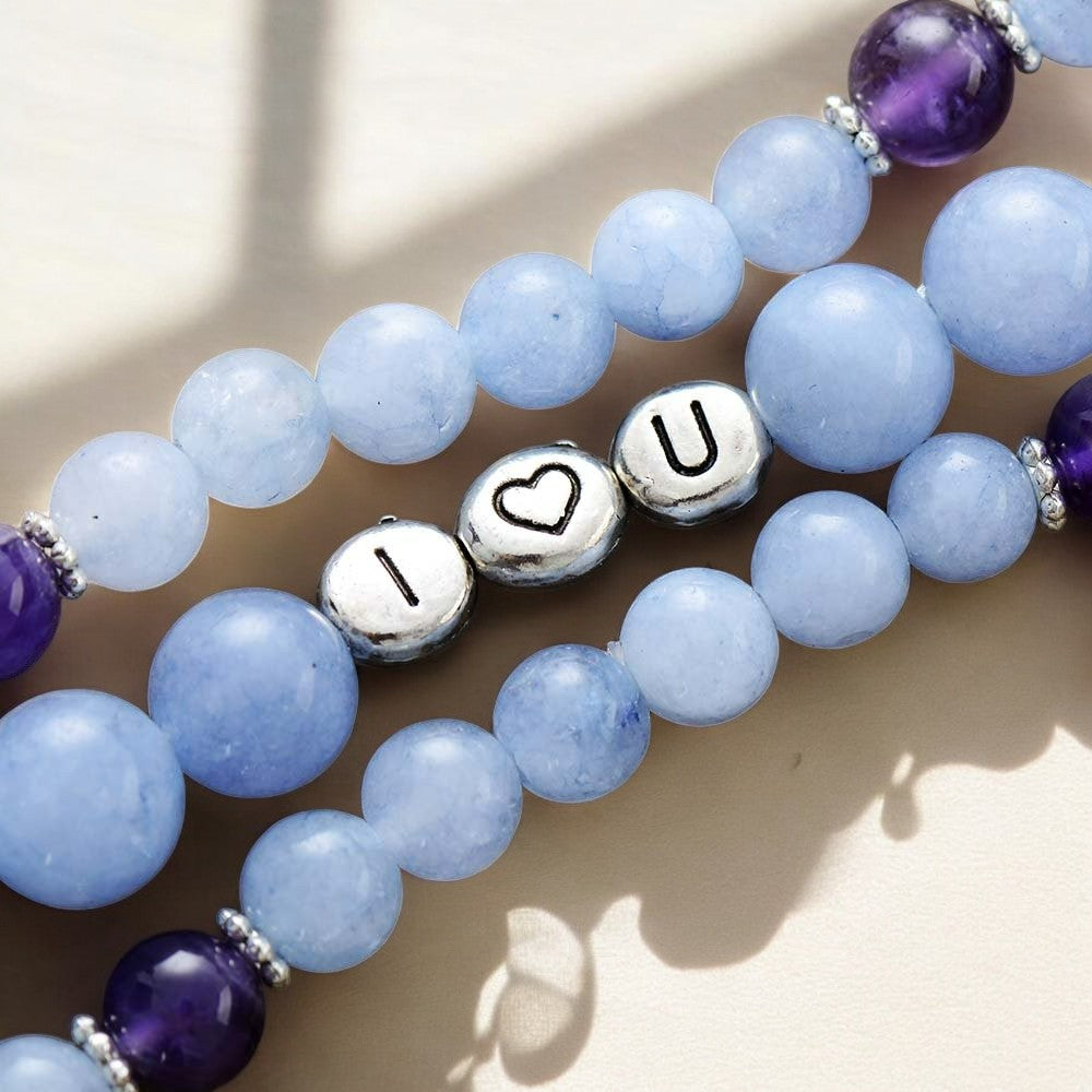 Pulseira Apple Watch Aquamarine Love Stretch