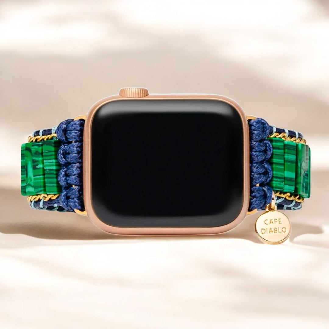 Pulseira de Relógio Malachite Arcano