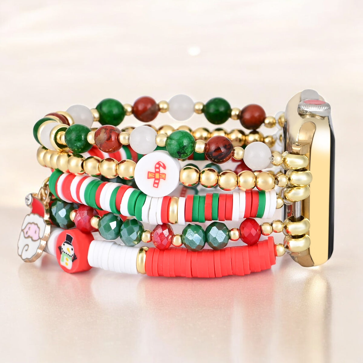 Pulseira Elástica Santa Sparkle para Apple Watch