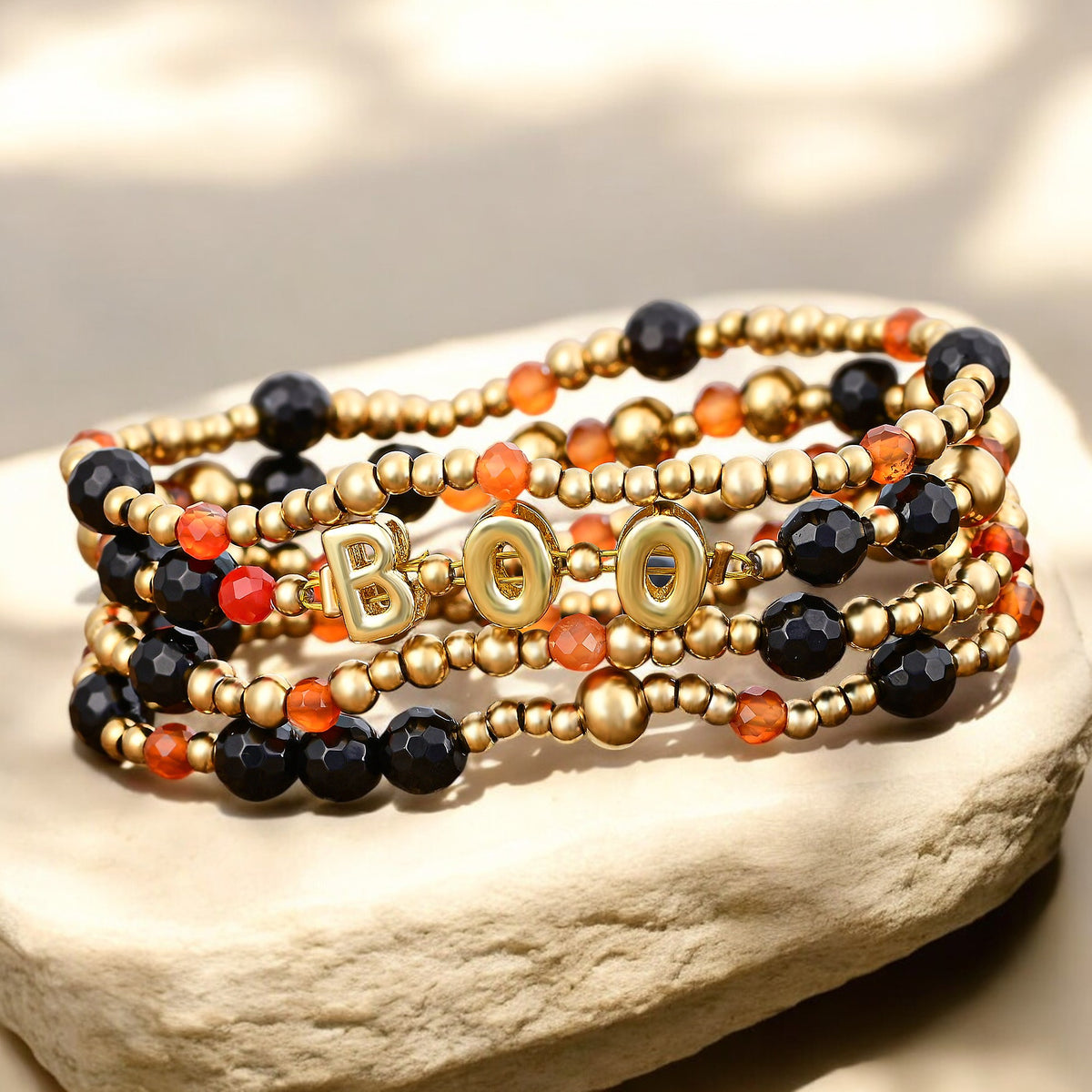 Conjunto de Pulseiras Brilhantes Assustadoras de Halloween