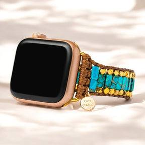 Pulseira Apple Watch em Turquesa Negrito
