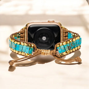 Pulseira Apple Watch em Turquesa Negrito