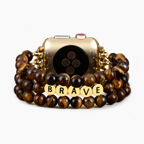 Pulseira Tiger Eye Brave Inspiration para Apple Watch