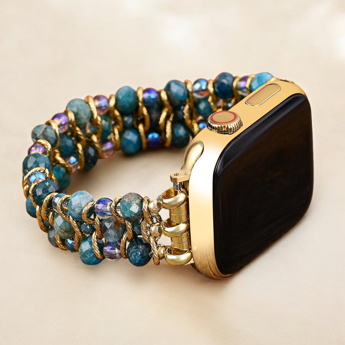Pulseira Trançada Elástica Crystal Shores para Apple Watch