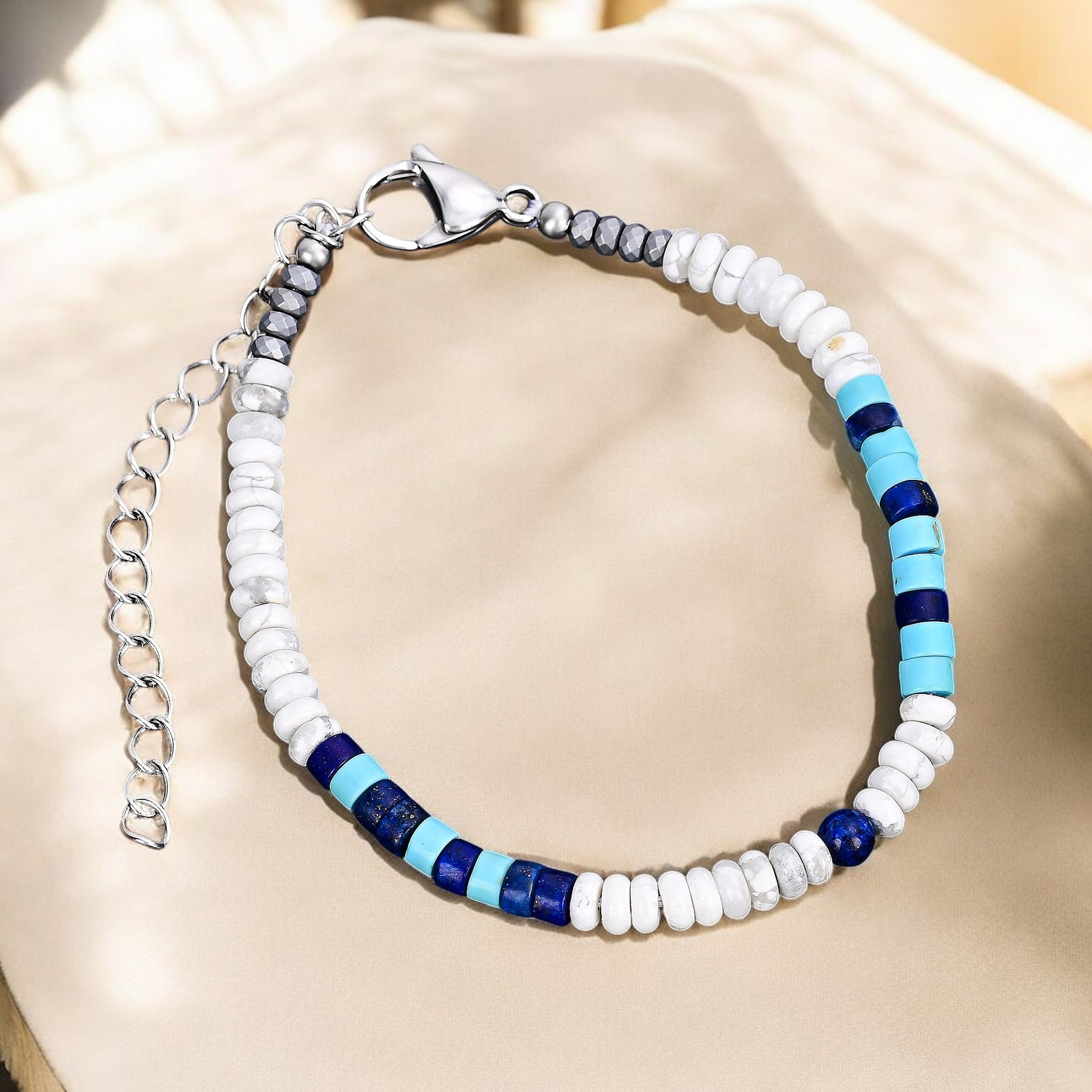 Pulseira Oceano de Hematita Masculina