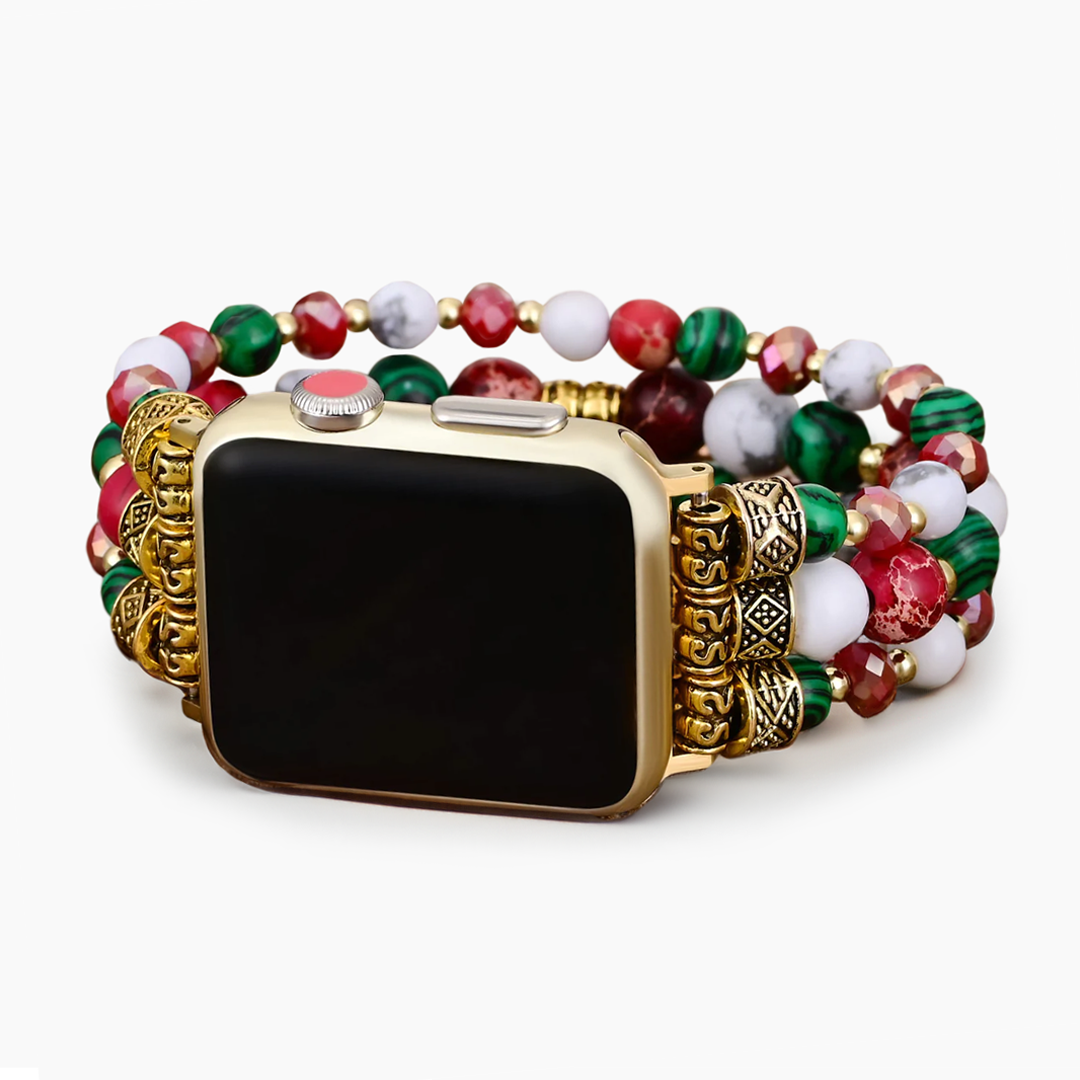 Pulseira alegre Claus Stretch para Apple Watch