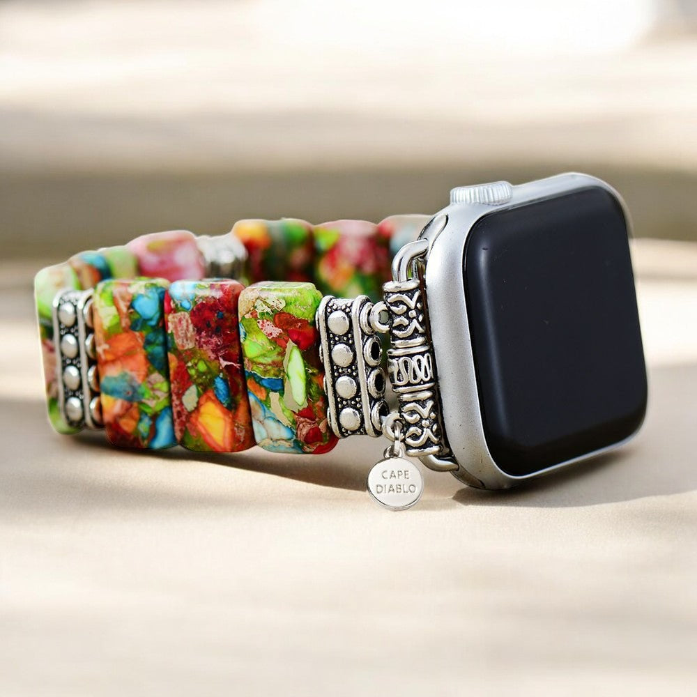 Pulseira Chic Flower Stretch para Apple Watch