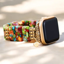 Pulseira Chic Flower Stretch para Apple Watch