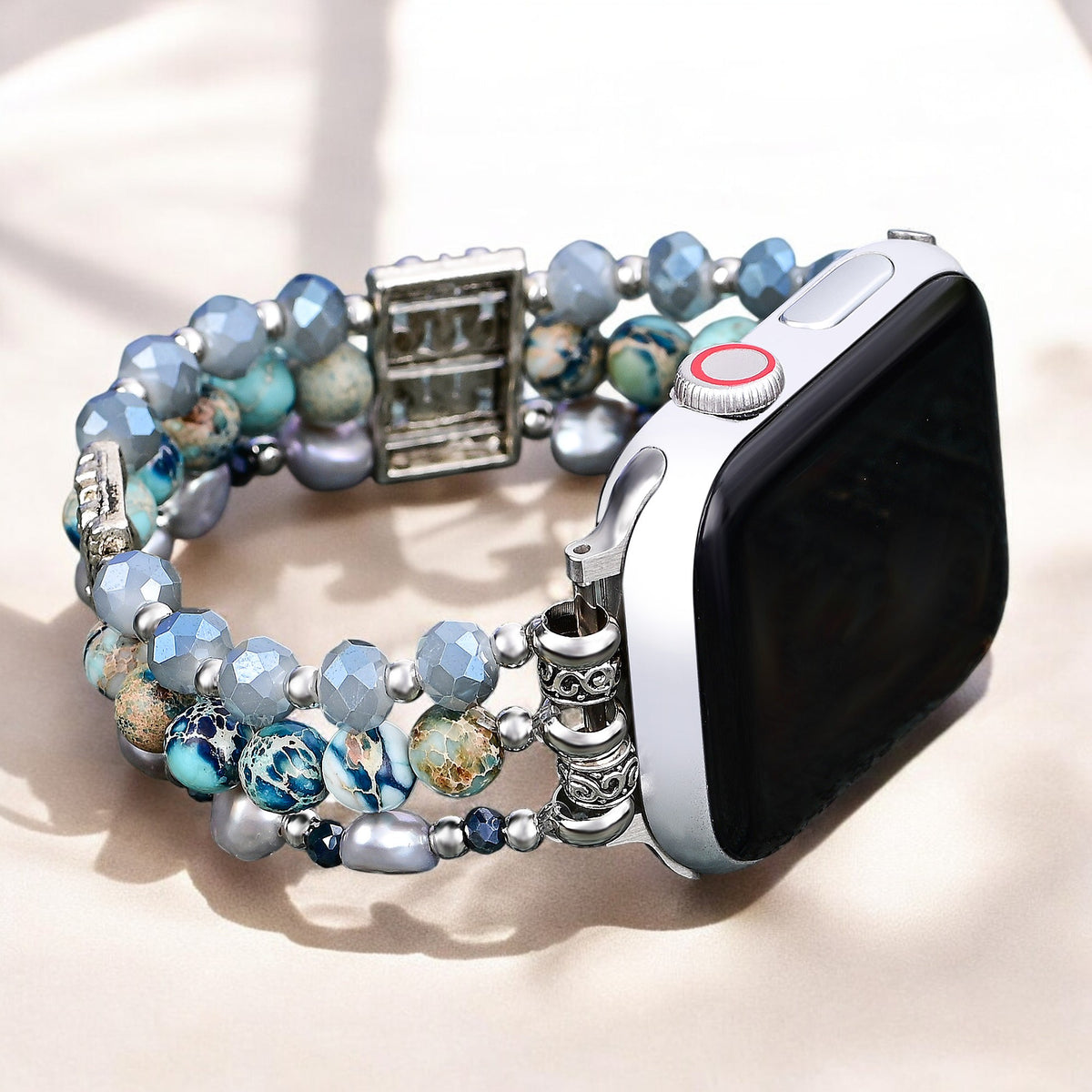 Pulseira Artisanal Jasper Nomadic Stretch para Apple Watch