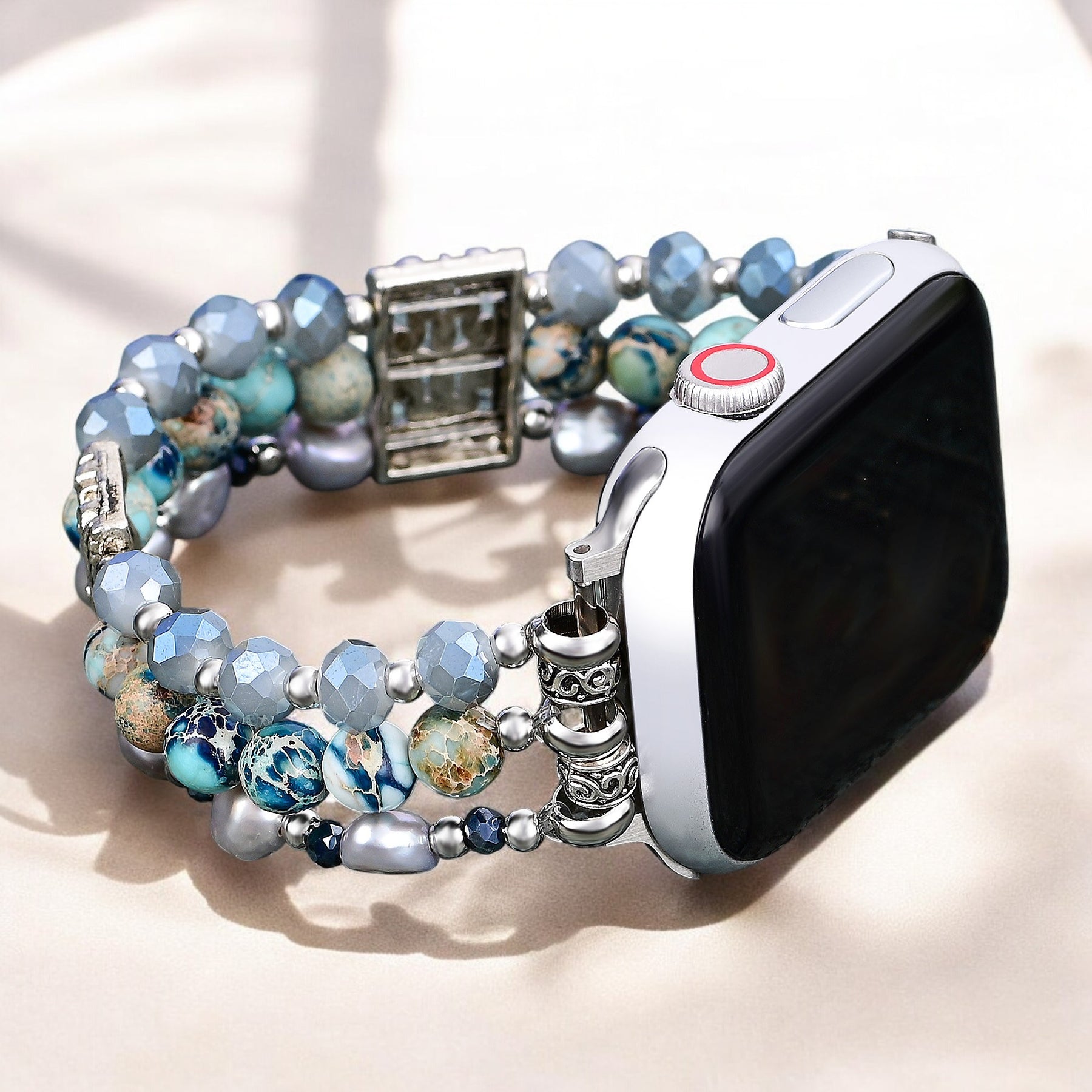 Pulseira Artisanal Jasper Nomadic Stretch para Apple Watch