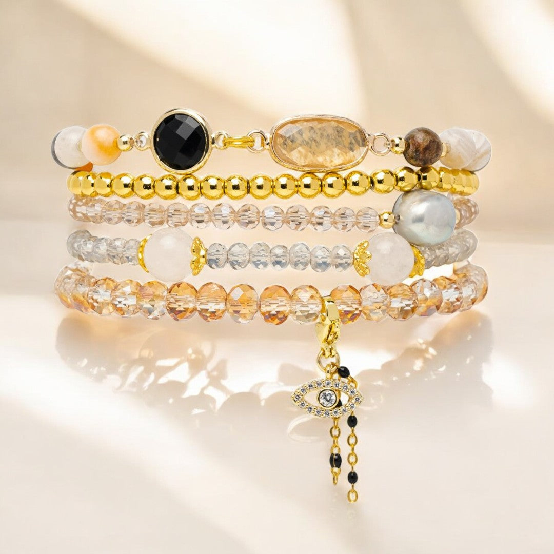 Pulseira Stretch Champagne Escuro para Apple Watch