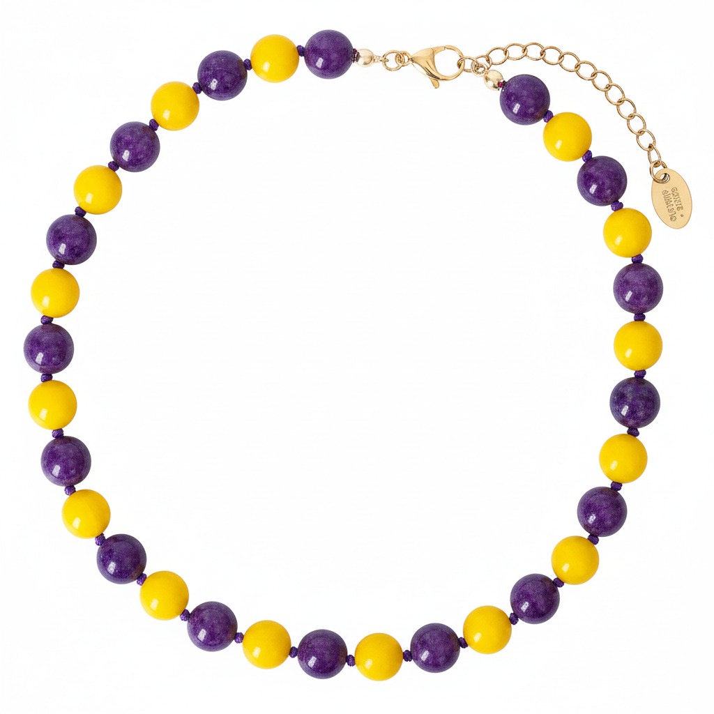 Colar de Pedra Gameday 10mm