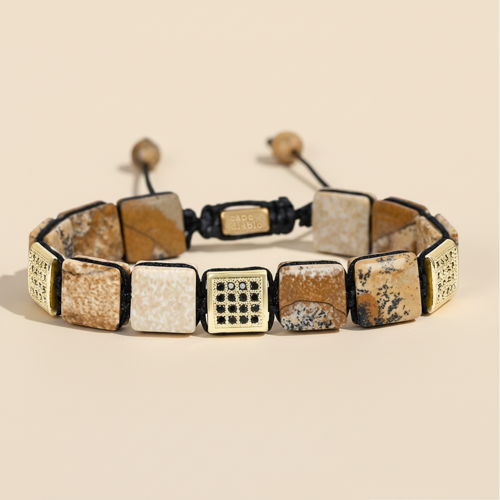 Pulseira Masculina de Pedra Picture