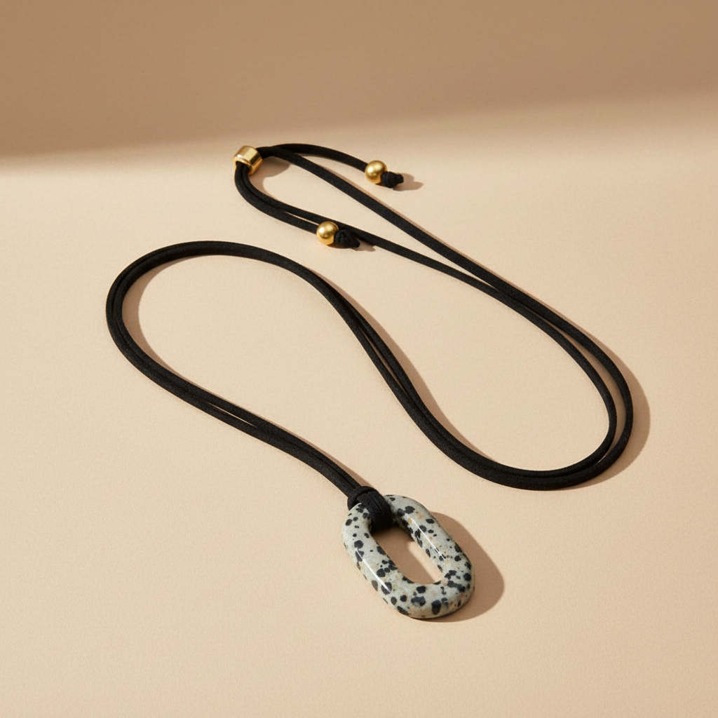 Colar Serenidade de Camurça Turquesa