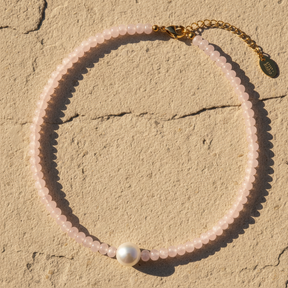 Colar de Pérola Rose Glow