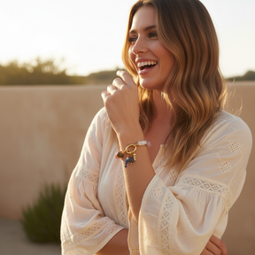 Pulseira de Charme Maré de Ametista