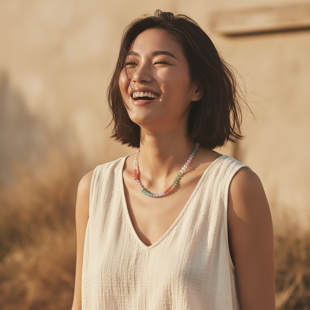 Colar de Pedra Aurora