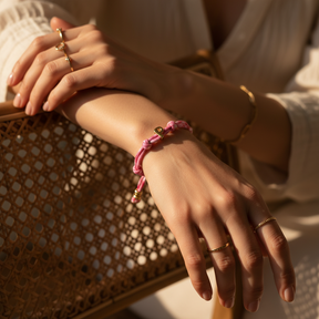 Pulseiras com Nó de Inicial