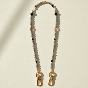 Corrente para Celular Balance de Ágata Cinza