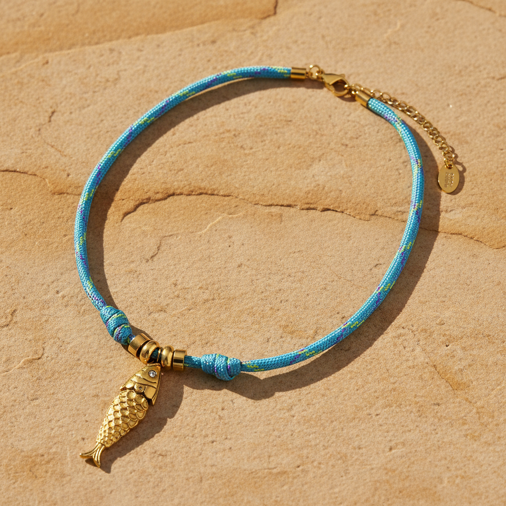 Colar Pingente Peixe Viagem Oceânica