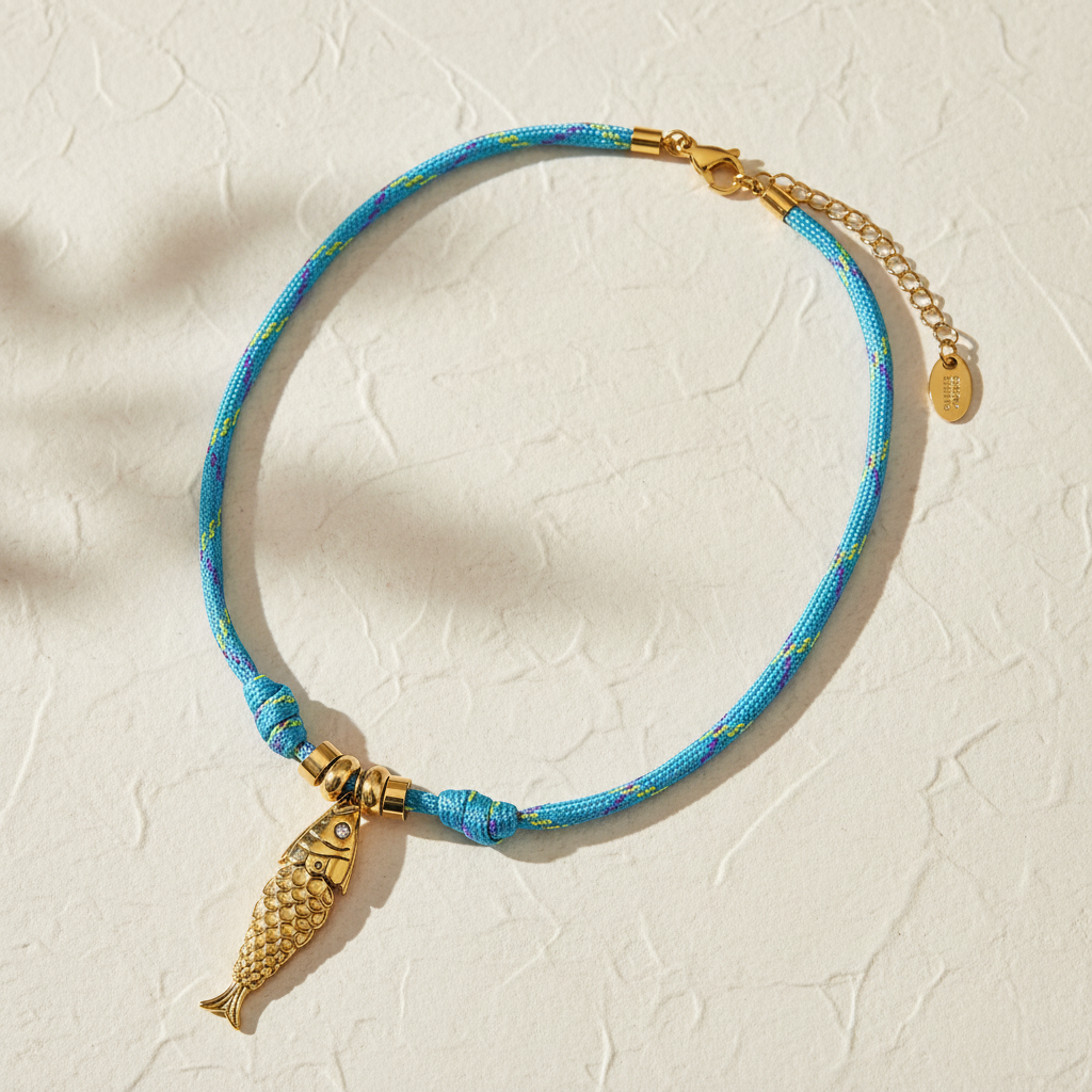 Colar Pingente Peixe Viagem Oceânica