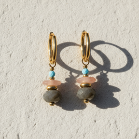 Brincos Aurora Labradorita