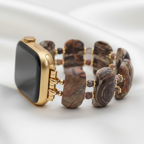 Pulseira Elástica de Jaspe Horizonte do Deserto para Apple Watch